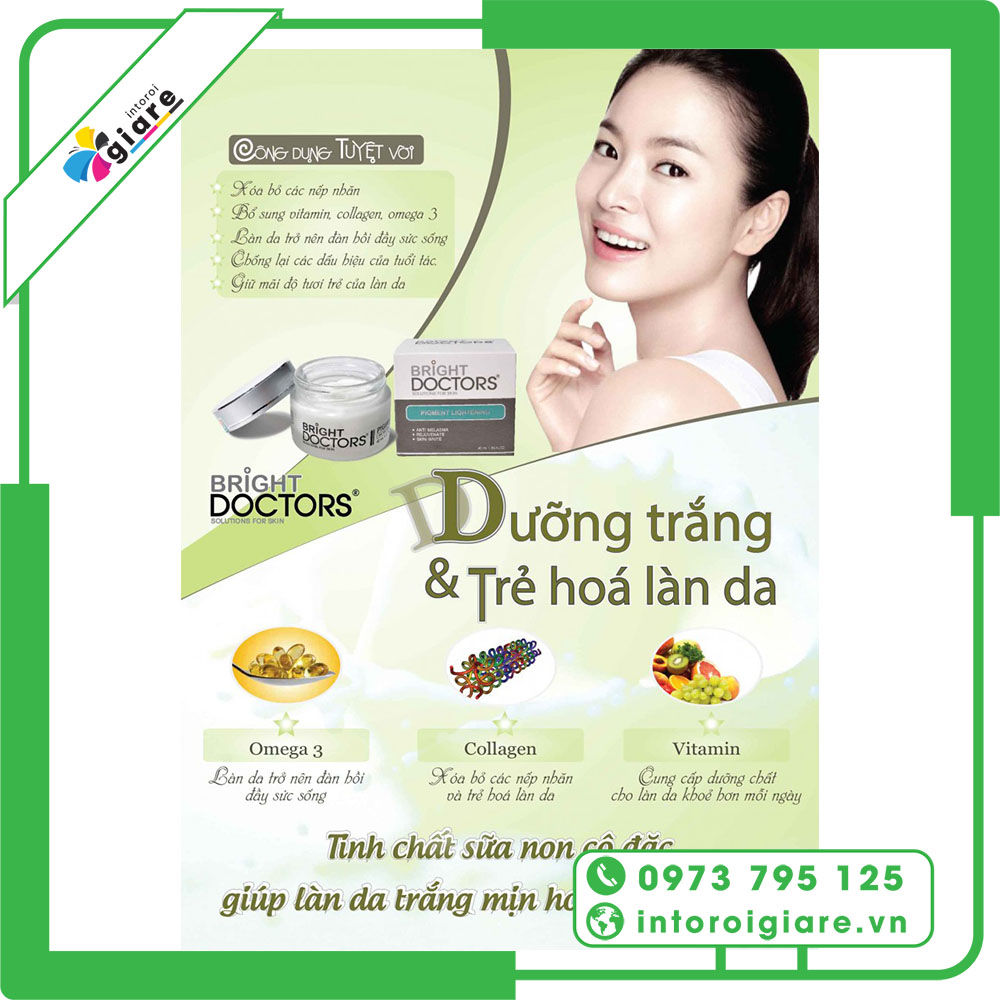 tờ rơi dịch vụ Spa, đào tạo thẩm mỹ Viện 2