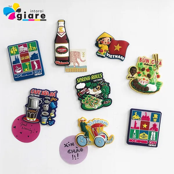 Mẫu sticker nam châm hít tủ lạnh dễ thương