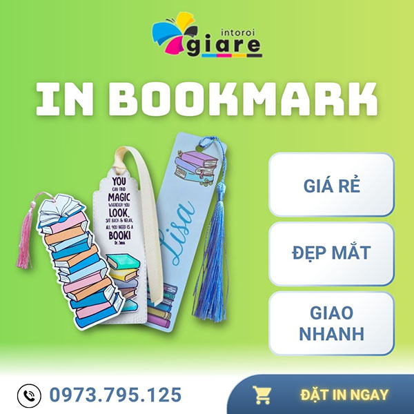 In Bookmark Giá Rẻ, Thiết Kế Đẹp, Giao Nhanh #1