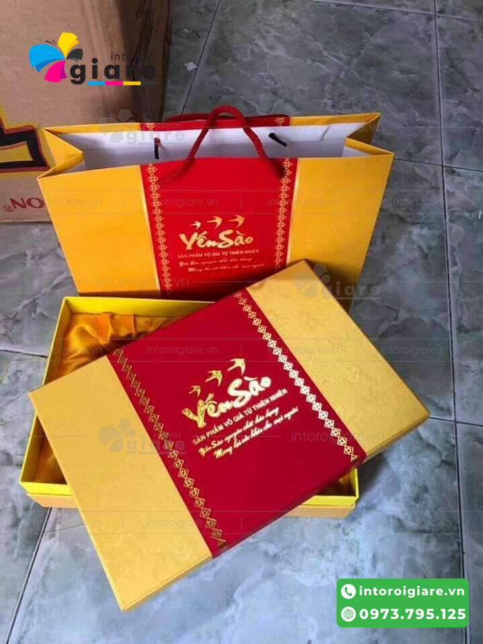 in tui giay dung yen sao