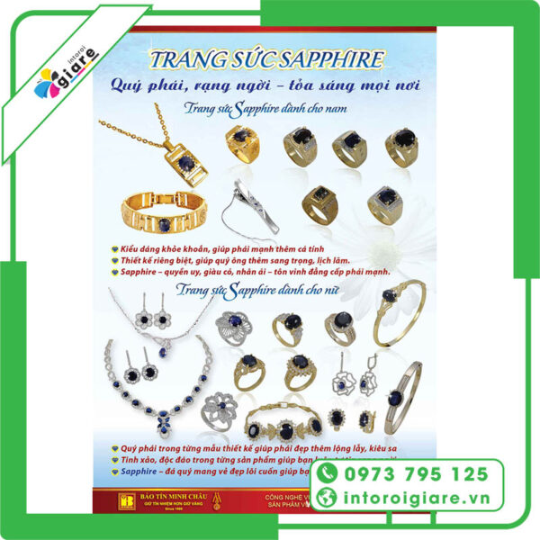Tờ rơi khai trương cửa hàng trang sức