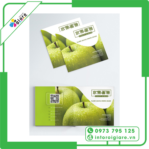 mẫu Brochure trái cây 8
