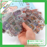 Mẫu Sticker trong suốt 5