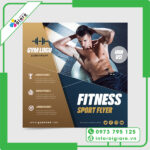mẫu tờ rơi Gym 7