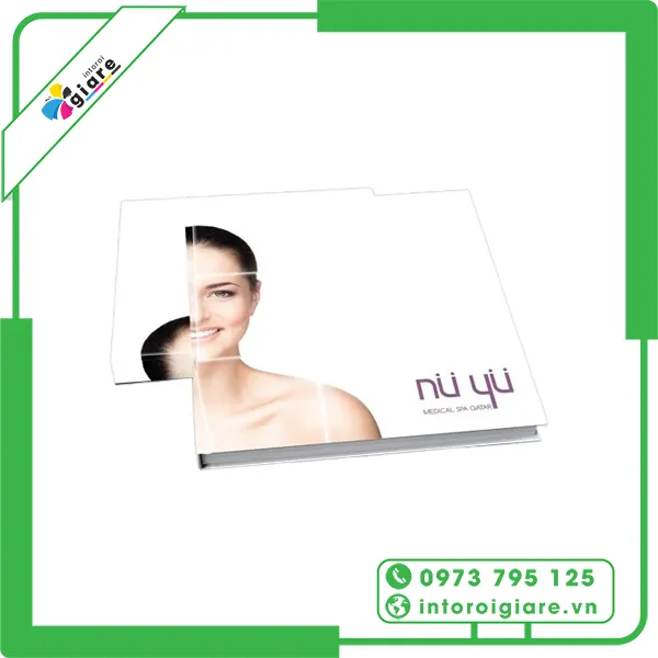 Mẫu Catalogue Spa giấy rẻ giấy C200