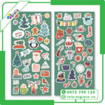 Cách sử dụng Sticker Noel