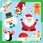 Mẫu Sticker Noel 2