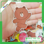 Mẫu Sticker gấu 4