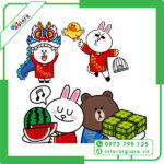 Mẫu Sticker tết 3