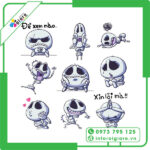 Sticker Zalo - Kottu 2