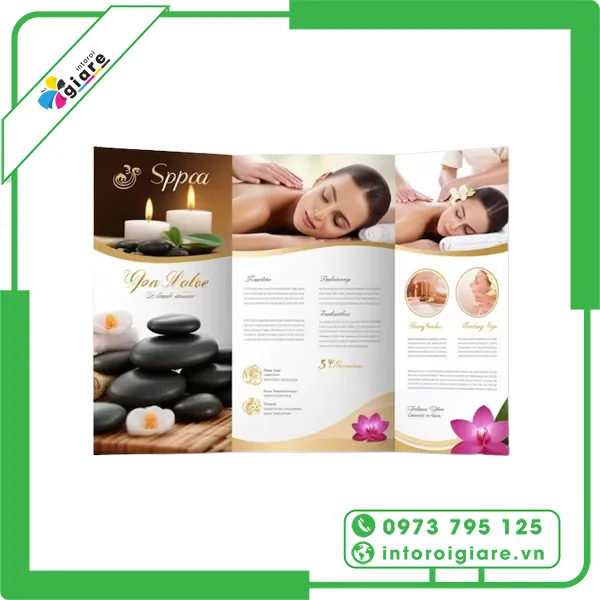 Mẫu brochure spa chăm sóc da