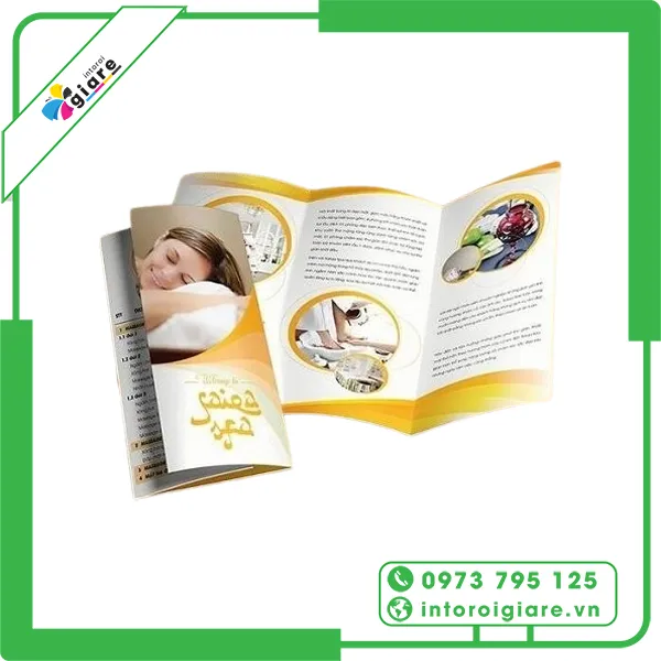 Mẫu brochure spa sáng tạo