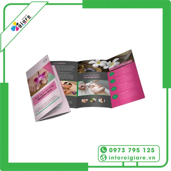 Mẫu brochure spa đẹp mắt