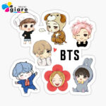 Mẫu BTS chibi stickers 2