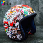 Mẫu Sticker dán mũ bảo hiểm 2