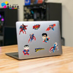 Mẫu laptop cover stickers hình siêu nhân