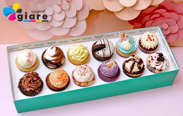 Lựa chọn hộp giấy đựng bánh cupcake phù hợp