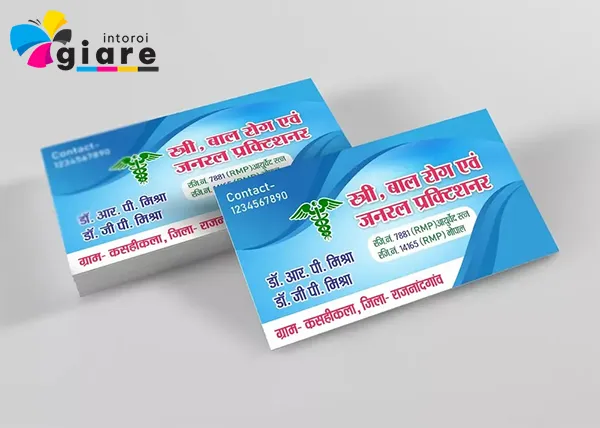 Mẫu card visit bác sĩ 2