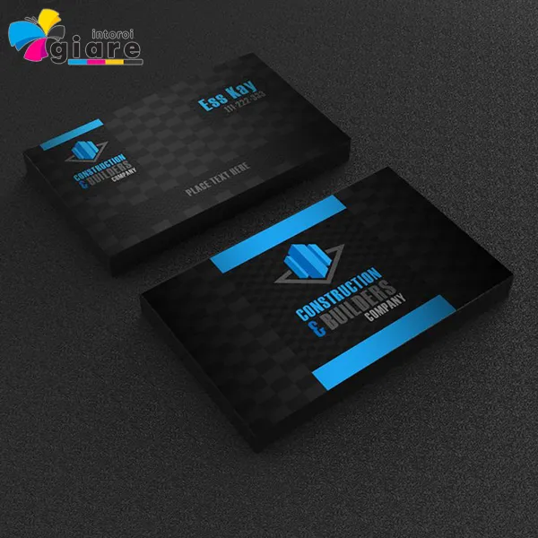 Mẫu card visit công ty xây dựng 2