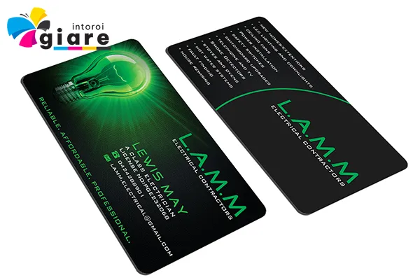 Mẫu card visit điện nước 9