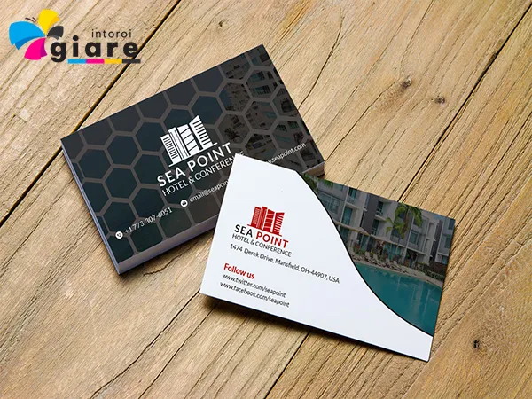 Mẫu card visit khách sạn 10