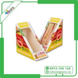 Hộp Giấy Đựng Sandwich