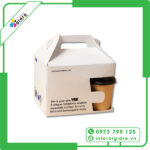 Hộp Giấy Đựng Cà Phê Mang Đi