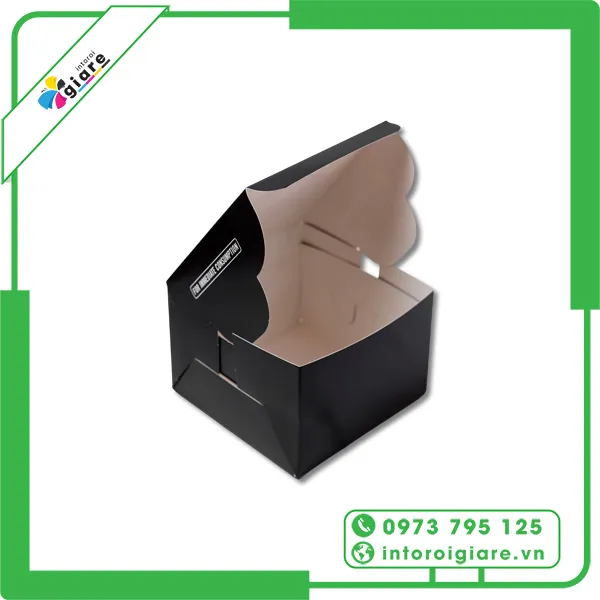 Mẫu hộp giấy đen giá rẻ