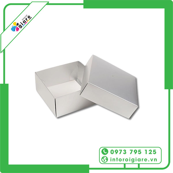 Mẫu hộp giấy metalize tráng bạc