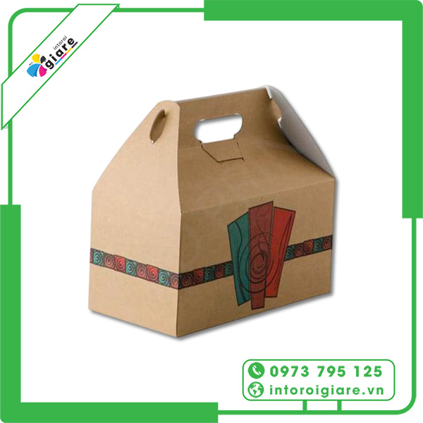 Mẫu hộp giấy take away đựng quà