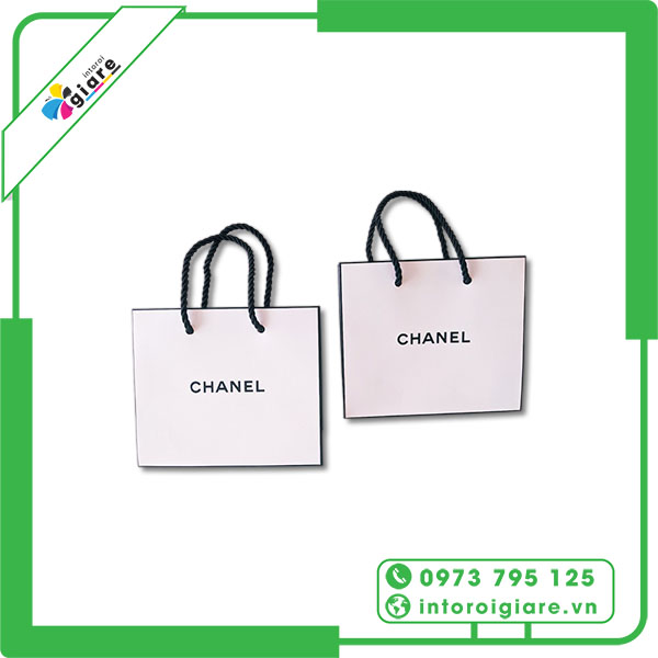 Mẫu túi giấy Chanel ấn tượng