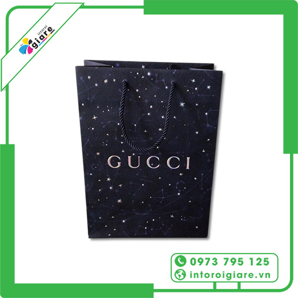 Mẫu túi giấy Gucci phiên bản ngàn sao