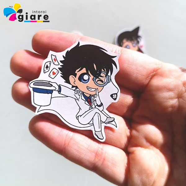 Mẫu sticker siêu đạo chích Kid trong Conan