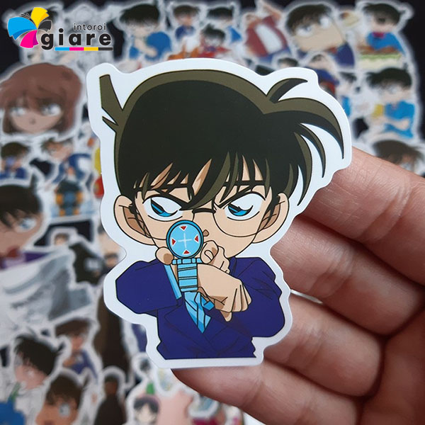 Mẫu sticker Conan bắn phi tiêu