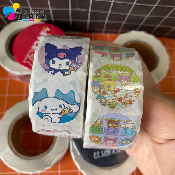 Mẫu sticker cuộn thu hút