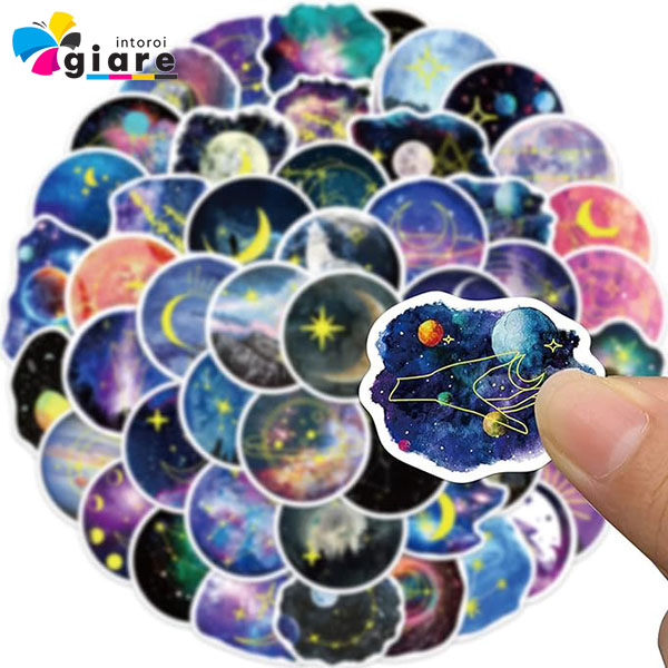 Mẫu sticker galaxy chòm sao