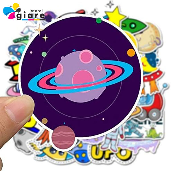 Mẫu sticker galaxy thu hút