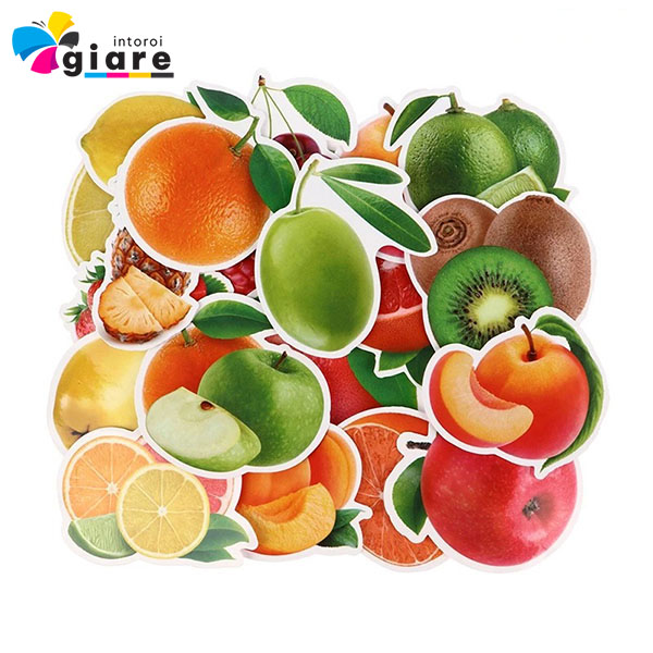 Mẫu sticker hoa quả đẹp mắt