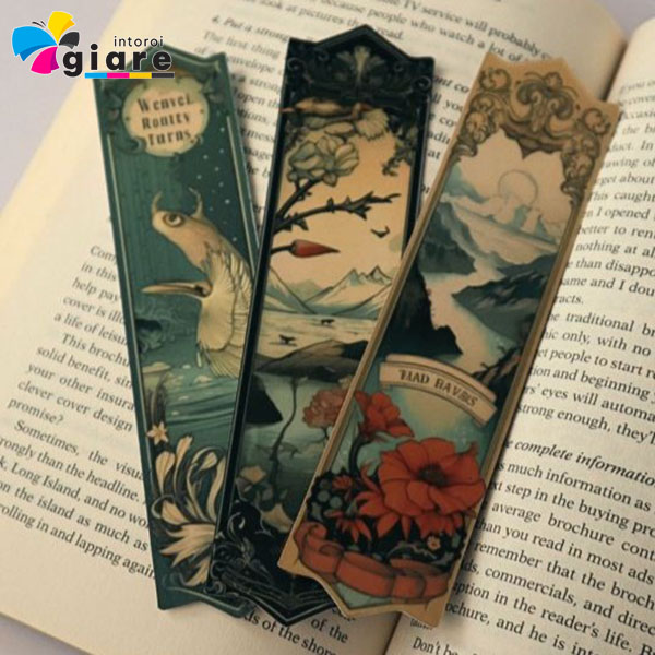 Mẫu bookmark giấy mỹ thuật sáng tạo