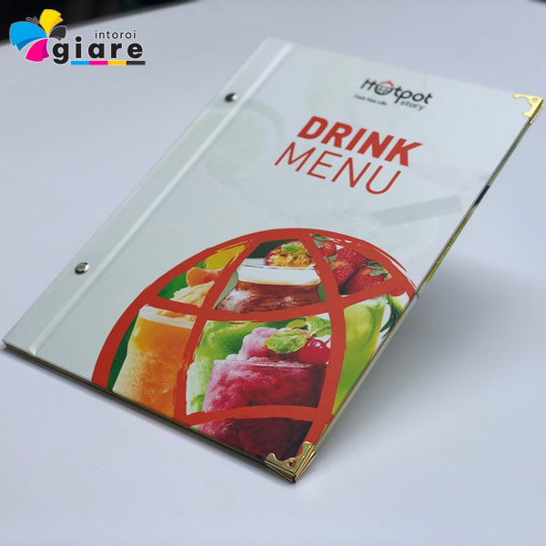 Mẫu menu đồ uống Hotpot