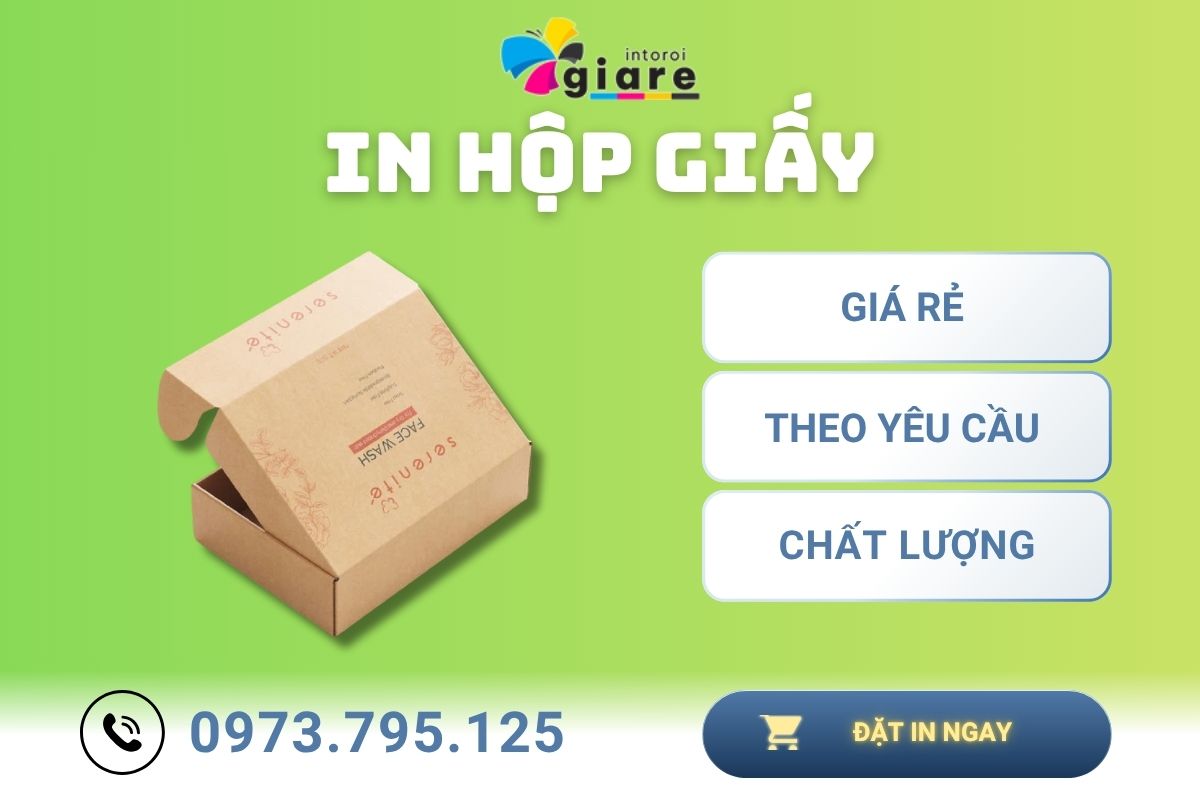 In Hộp Giấy Giá Rẻ, Theo Yêu Cầu Tại HCM & Hà Nội
