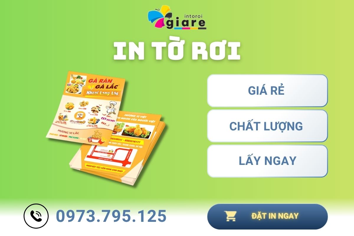 In Tờ Rơi Giá Rẻ HCM & Hà Nội | Giá In Tờ Rơi A4, A5