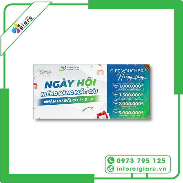 Mẫu voucher niềng răng tại NHA KHOA THUỲ ANH