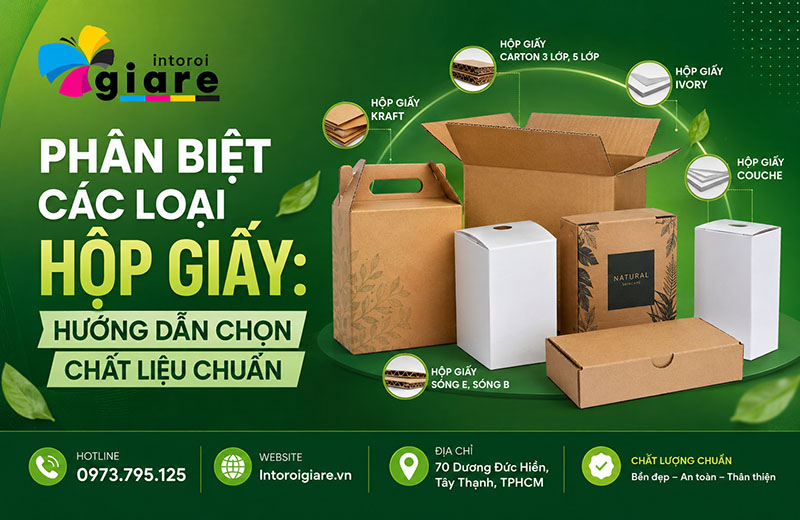 Phân Biệt Các Loại Hộp Giấy: Hướng Dẫn Chọn Chất Liệu Chuẩn