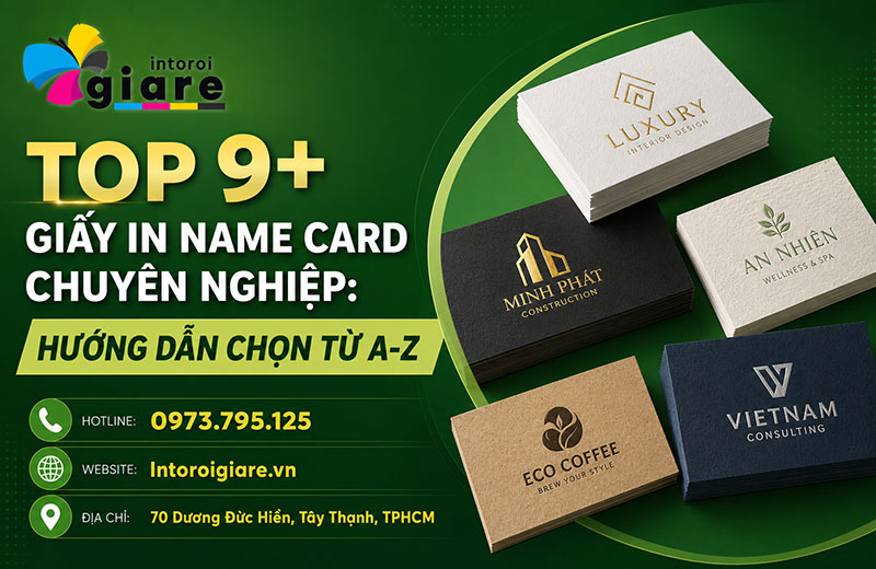 Top 9+ Giấy In Name Card Chuyên Nghiệp: Hướng Dẫn Chọn Từ A-Z